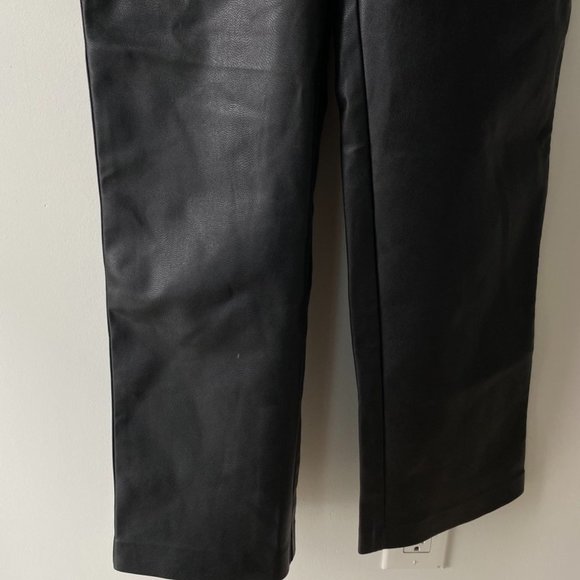 Aritzia High Waisted Vegan Leather Pants - Picture 5 of 6